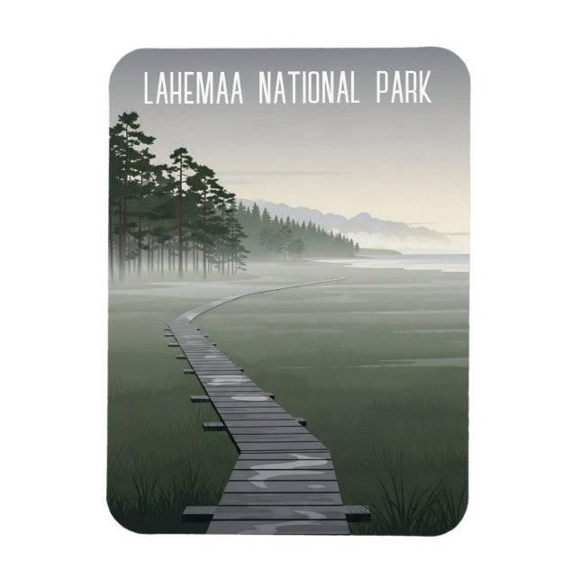 Estland Lahemaa Nationalpark Reise Magnet (Vertikal)
