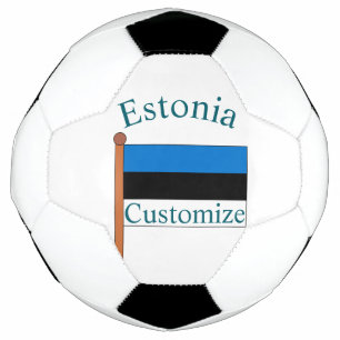 Estland Länderflagge Thunder_Cove Fußball