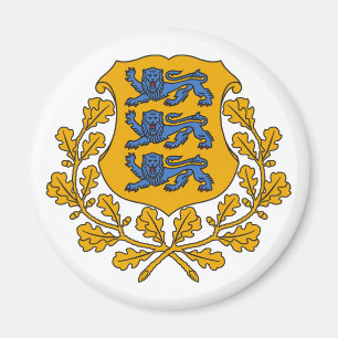 Estland Landeswappen Symbol Emblem Flagge Magnet