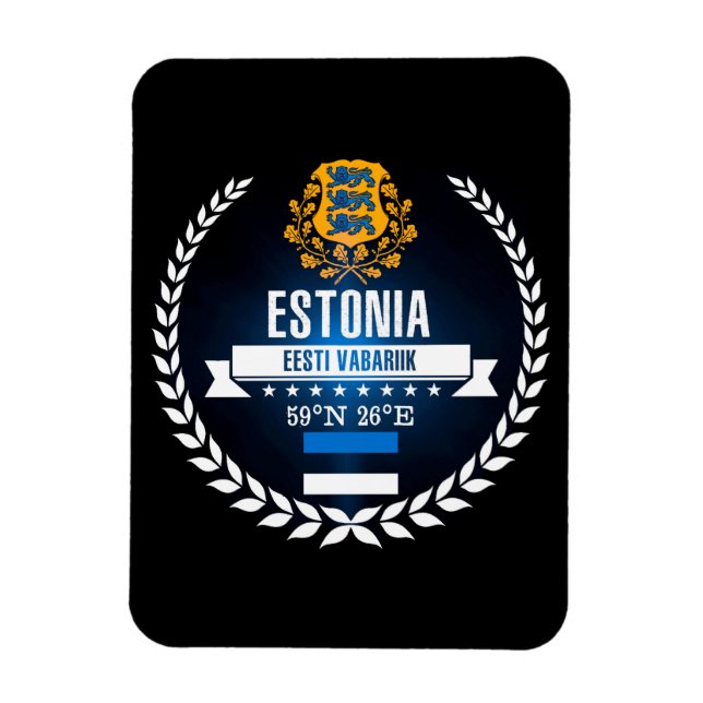 Estland Magnet (Vertikal)
