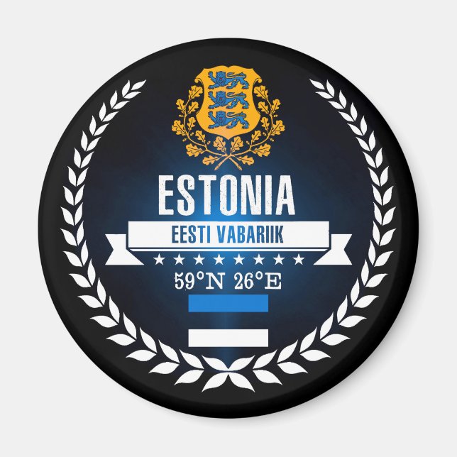 Estland Magnet (Vorne)