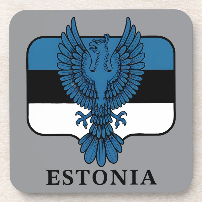 Estland Nordeuropa Getränkeuntersetzer (Vorderseite)
