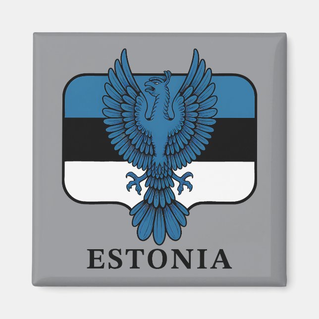 Estland Nordeuropa Magnet (Vorne)