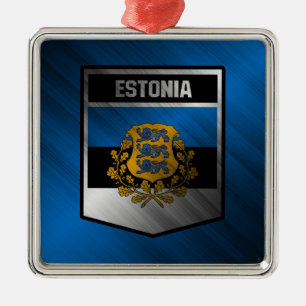 Estland Ornament Aus Metall