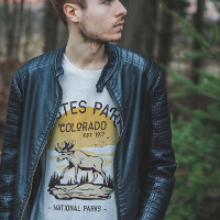 Estland Park Colorado Nationalpark Moose Sunset