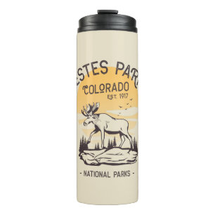 Estland Park Colorado Nationalpark Moose Sunset Thermosbecher