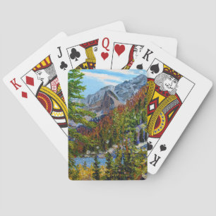 Estland Park Rustic Colorado Lake Spielkarten