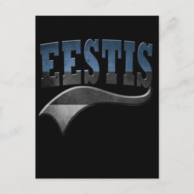 Estland Postkarte (Vorderseite)