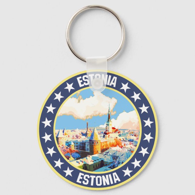 Estland Schlüsselanhänger (Vorderseite)