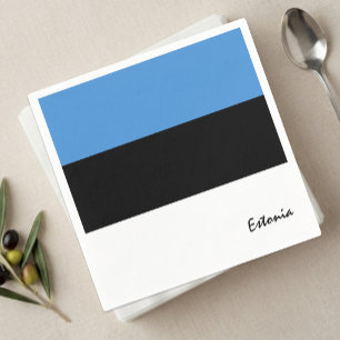 Estland Servietten, estnische Flagge Party / Sport Serviette