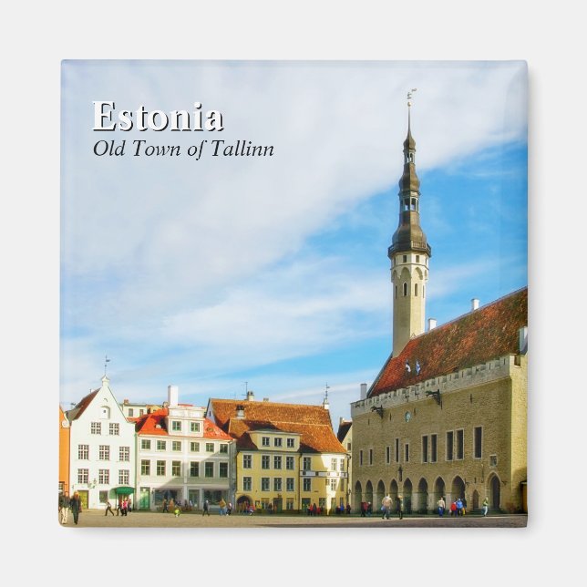 Estland Tallinn UNESCO Welterbe Magnet (Vorne)