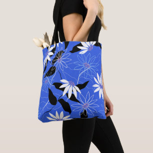 Estland tote Tasche. Estnische Farben Blumendruck