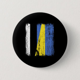 Estland Ukraine Halbflagge Estnische Ukrainische H Button