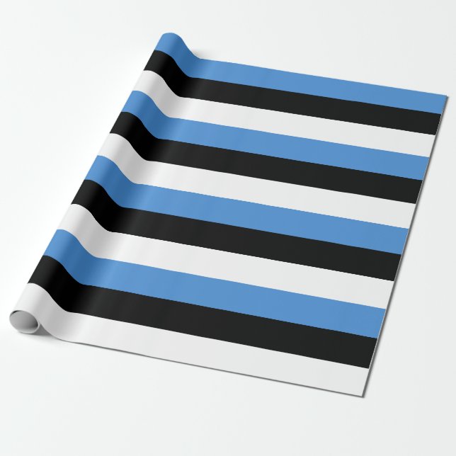 Estlandflagge Geschenkpapier (Ungerollt)