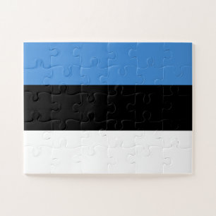 Estlandflagge Puzzle