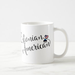 Estnisch American Entwined Hearts Tasse