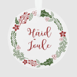Estnisch MerChristmas Wreath, Häid jõule Ornament