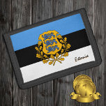 Estnische Fahne, Estland Patrioten / Sport Tri-fold Geldbeutel<br><div class="desc">WALLETS: Estland & Estnische Flaggenmode - Liebe in meinem Land,  Reisegeschenke,  Opa Geburtstag,  Nationalpatrioten / Sportfans</div>