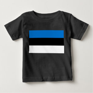 Estnische Flagge Baby T-shirt