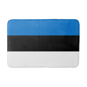 Estnische Flagge Badematte