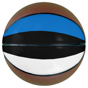 Estnische Flagge Basketball