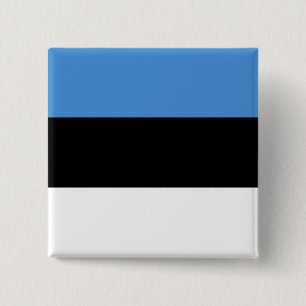 Estnische Flagge Button