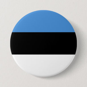 Estnische Flagge Button