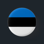 Estnische Flagge Button<br><div class="desc">Patriotische Flagge Estlands.</div>