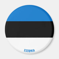 Estnische Flagge Charming Patriotic Magnet