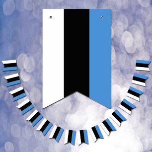 Estnische Flagge & estnisches Party / Estnische Ba