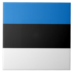Estnische Flagge Fliese