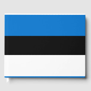 Estnische Flagge Gästebuch