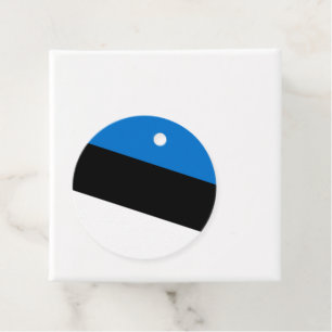 Estnische Flagge Geschenkanhänger