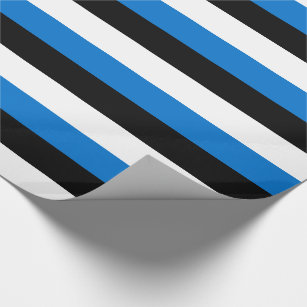 Estnische Flagge Geschenkpapier