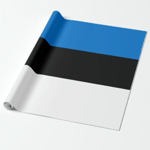 Estnische Flagge Geschenkpapier