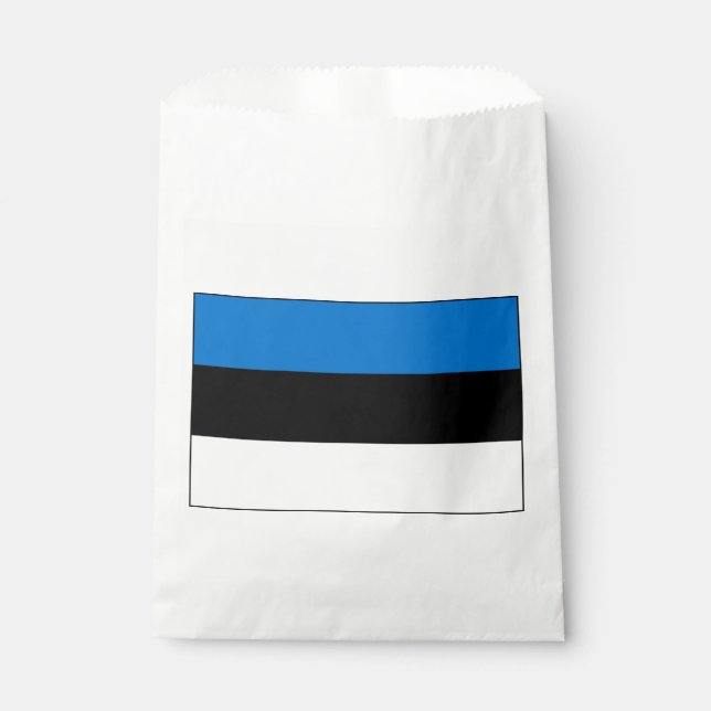 Estnische Flagge Geschenktütchen (Vorderseite)