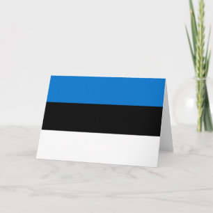 Estnische Flagge Karte