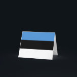 Estnische Flagge Karte<br><div class="desc">Anpassbare World Flag Produkte - Bitte fühlen Sie sich frei,  Ihren eigenen Text hinzuzufügen.</div>