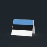 Estnische Flagge Karte<br><div class="desc">Anpassbare World Flag Produkte - Bitte fühlen Sie sich frei,  Ihren eigenen Text hinzuzufügen.</div>