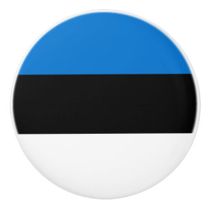 Estnische Flagge Keramikknauf