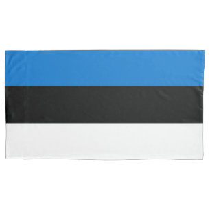 Estnische Flagge Kissenbezug