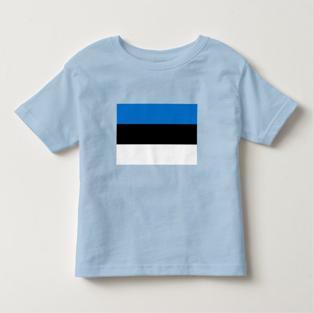 Estnische Flagge Kleinkind T-shirt (Vorderseite)