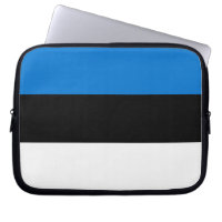 Estnische Flagge Laptop-Sieb