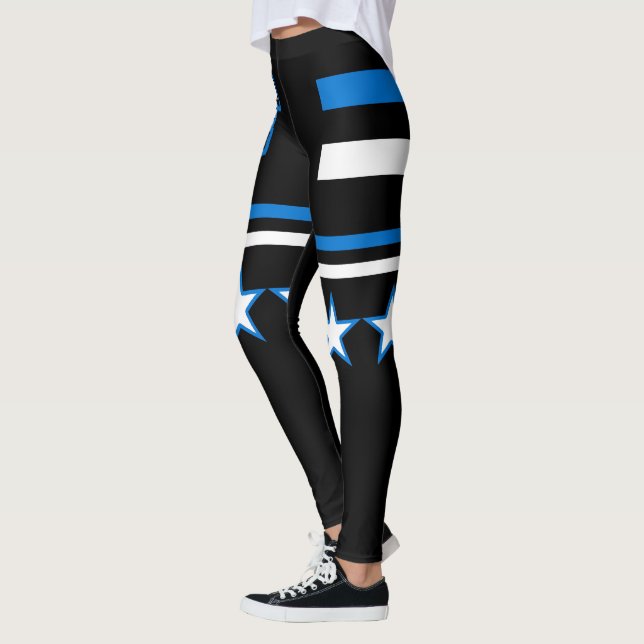 Estnische Flagge Leggings (Links)