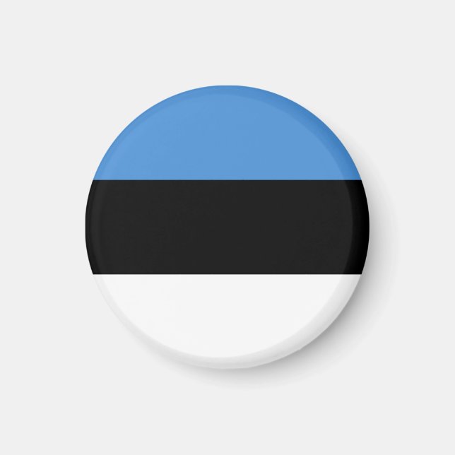 Estnische Flagge Magnet (Vorne)