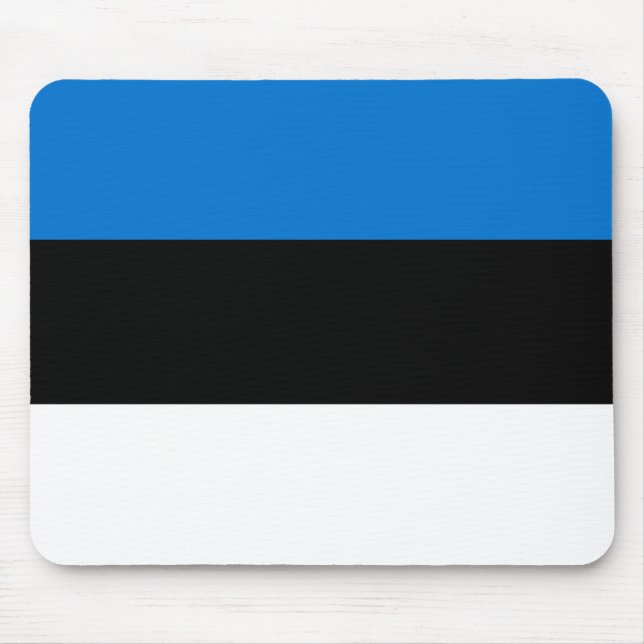 Estnische Flagge Mousepad (Vorne)
