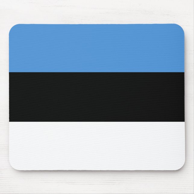 Estnische Flagge Mousepad (Vorne)