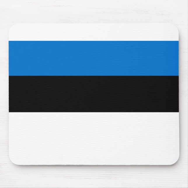 Estnische Flagge Mousepad (Vorne)