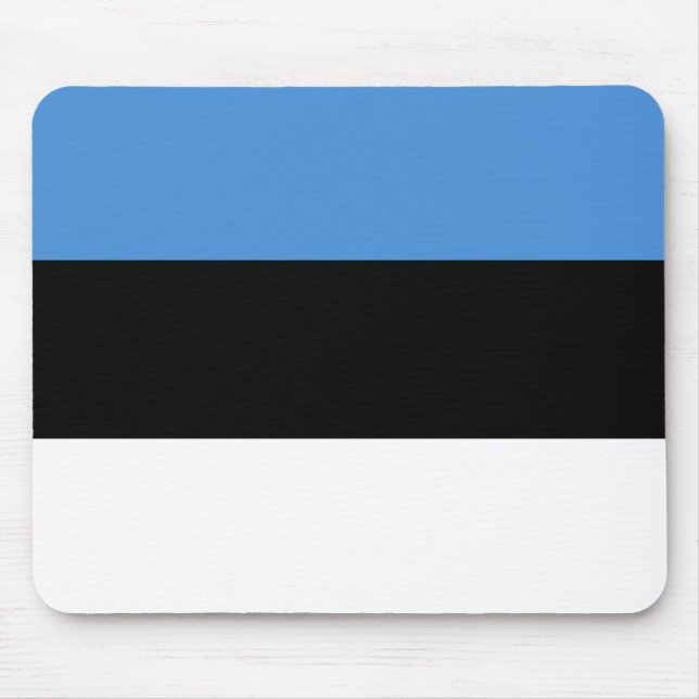 Estnische Flagge Mousepad (Vorne)