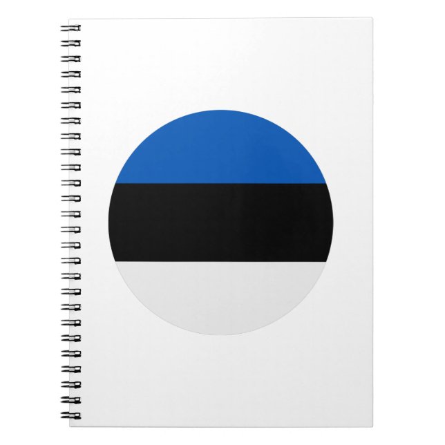 Estnische Flagge Notizblock (Vorderseite)
